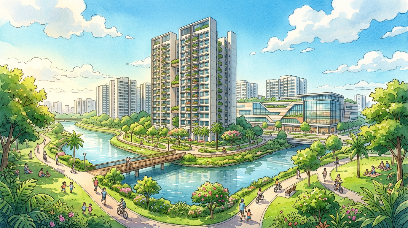 673C Edgefield Plains Punggol HDB Guide: Prices & Living | Homejourney