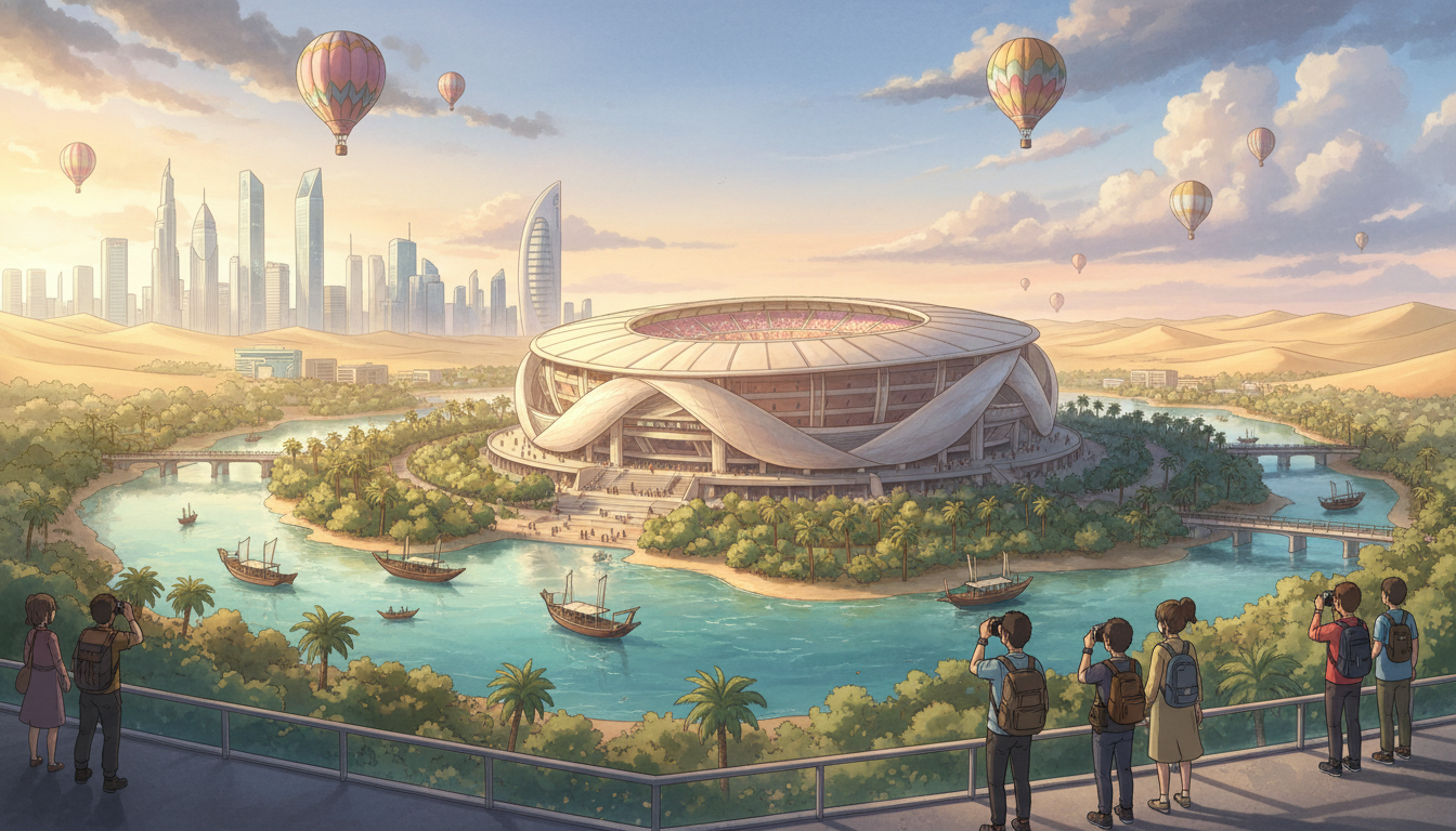 Moving to Singapore from Qatar World Cup Stadium Tour | Homejourney Expat Guide