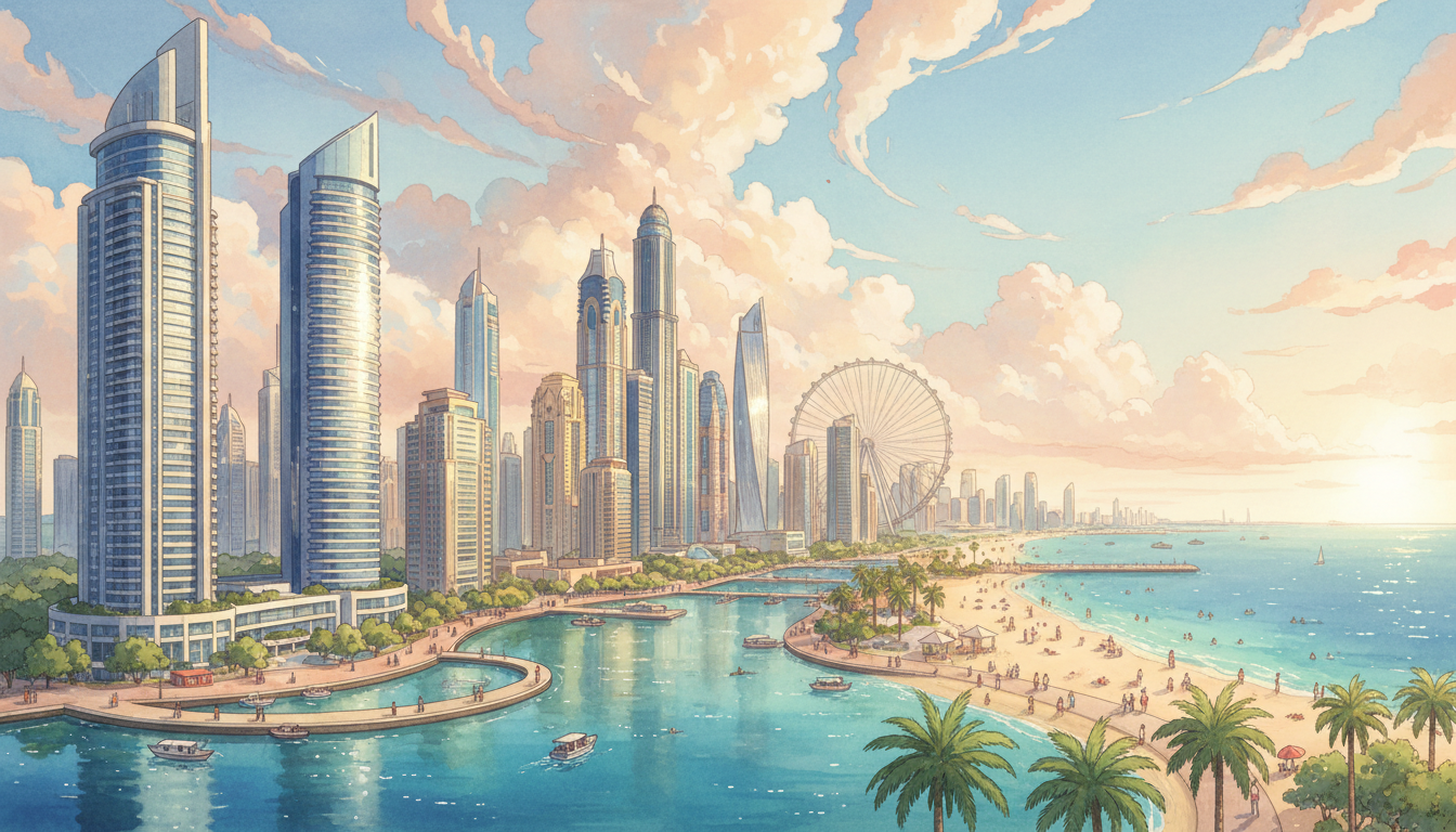 Homejourney: 关于迪拜码头和JBR海滩完整攻略的指南