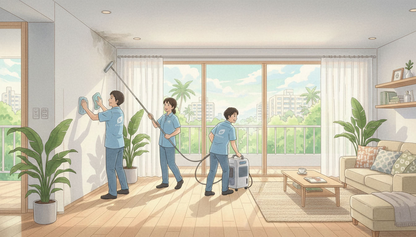 霉菌清除权威指南：新加坡房产墙壁天花板发霉解决与预防 | Homejourney