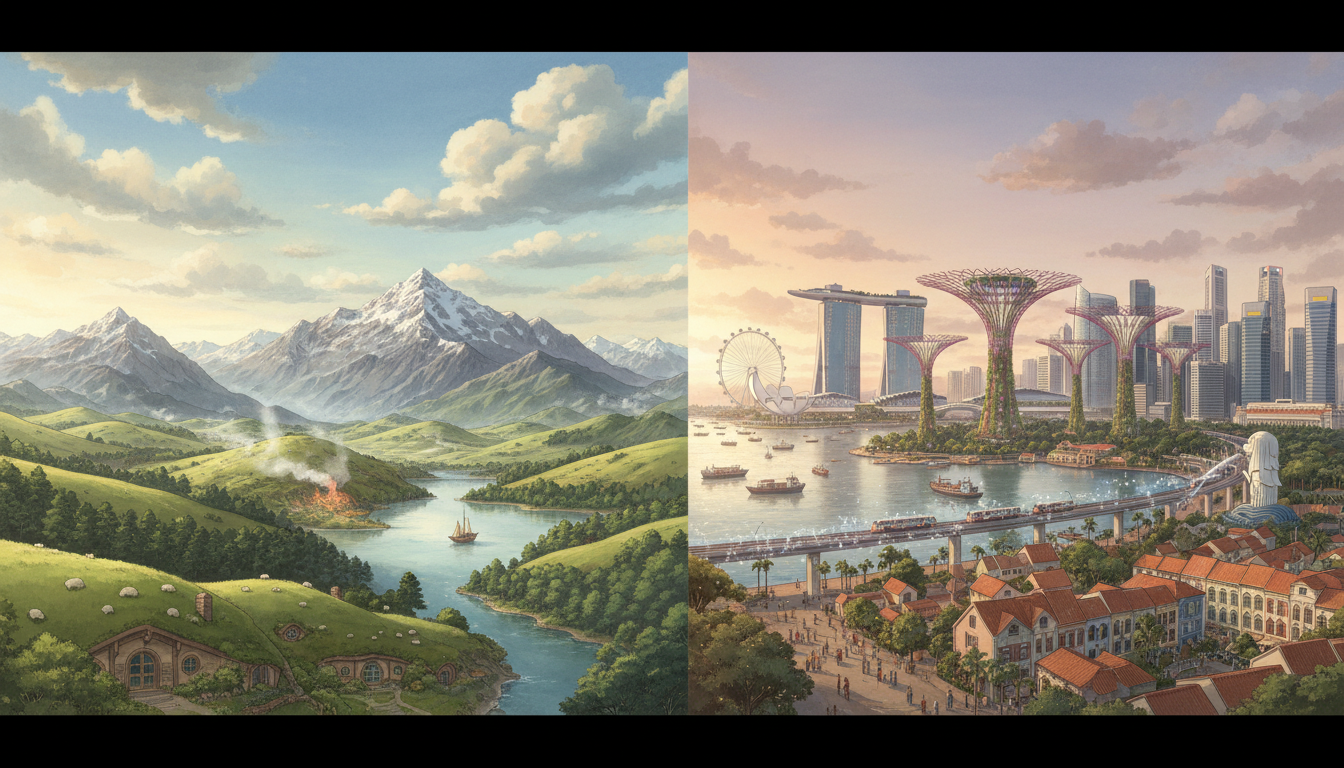 新西兰vs新加坡：生活方式对比指南 | Homejourney房产买家必读