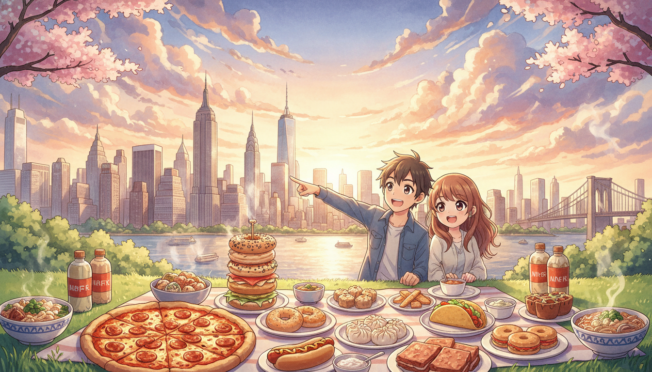 NYC Food Guide 2025: Pizza, Bagels & Diverse Cuisine for Homejourney Travelers