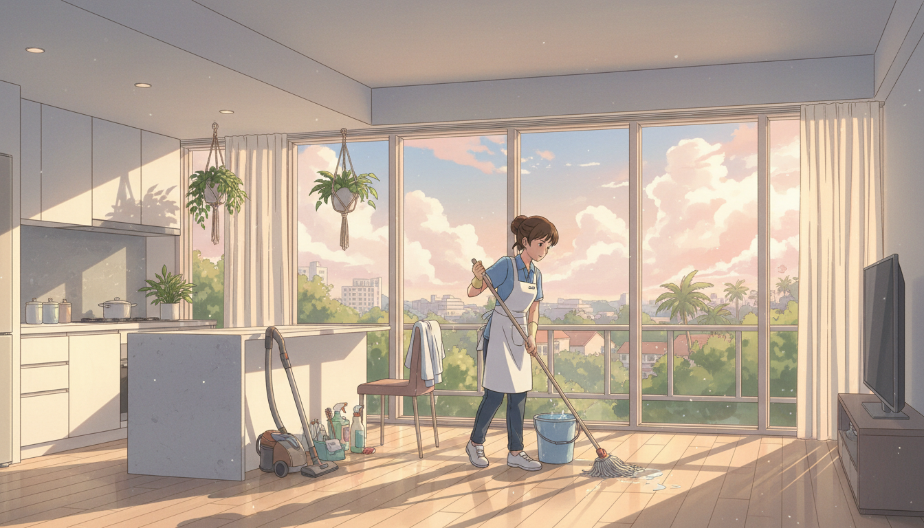 Part Time Cleaner vs Cleaning Agency Singapore: Homejourney Guide