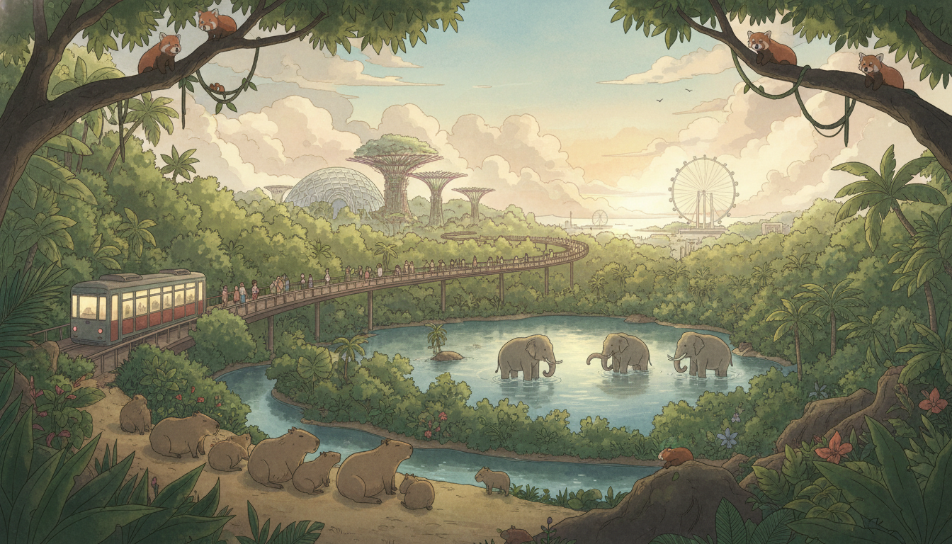 动物园和夜间野生动物园亲子游指南:家庭出行必读 | Homejourney