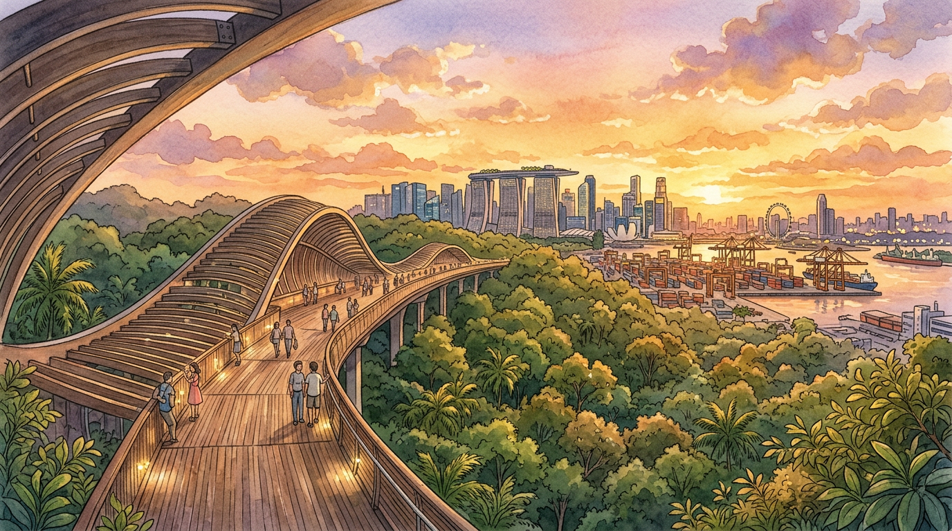 Southern Ridges Trail Walking Guide: Mount Faber to Henderson Waves | Homejourney
