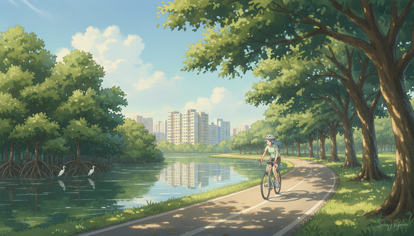 Homejourney's Family Cycling Routes in Singapore for Tourists with Kids