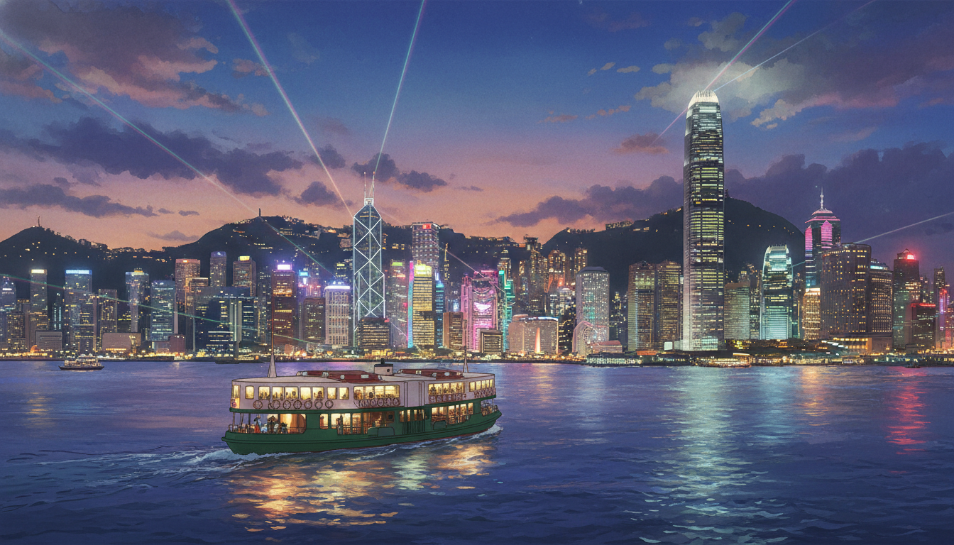 维多利亚港天星小轮与幻彩咏香江:Homejourney香港夜游权威指南