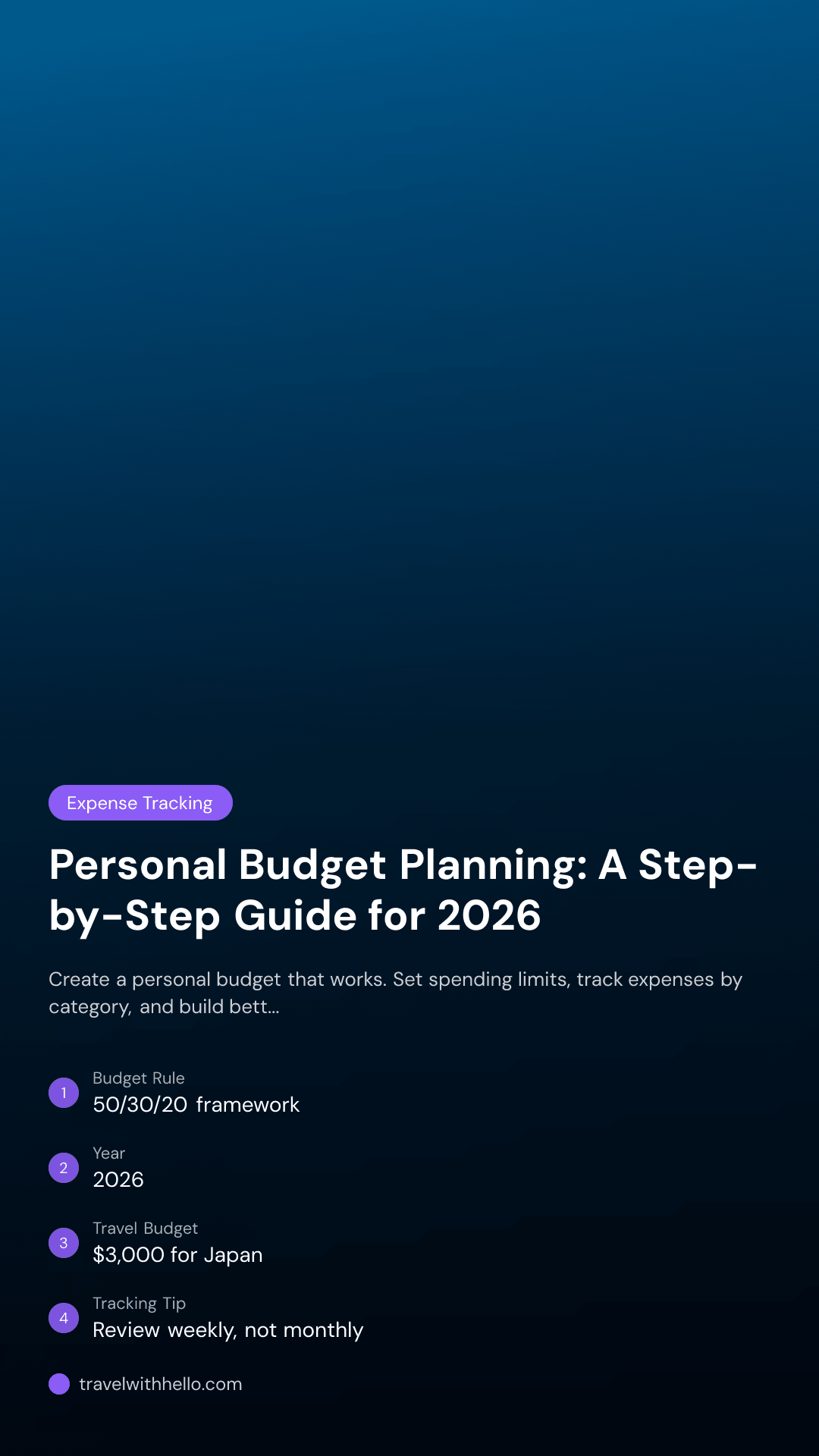 Personal Budget Planning: A Step-by-Step Guide for 2026