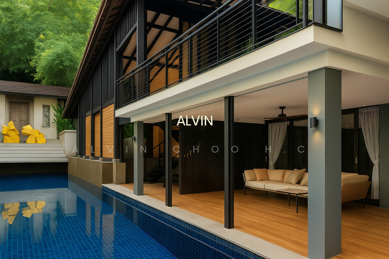 CHEAP | HUGE PRICE DROP | BEST VALUE | RARE 4-STOREY BALINESE-STYLE DETACHED BUNGALOW AT SENTOSA image 1 of 10