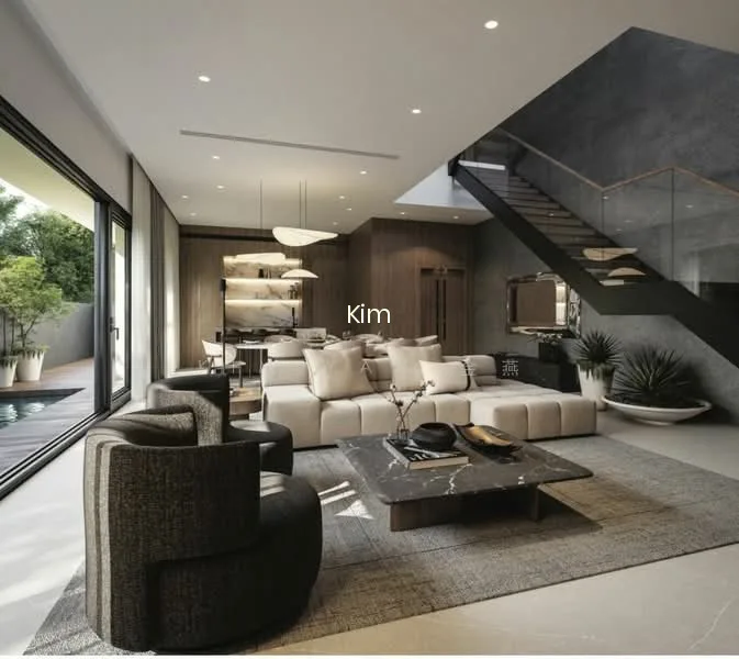 Luxurious Brand New & Freehold Semi-D, 4 Levels With Lift and Swimming Pool image 1 of 10