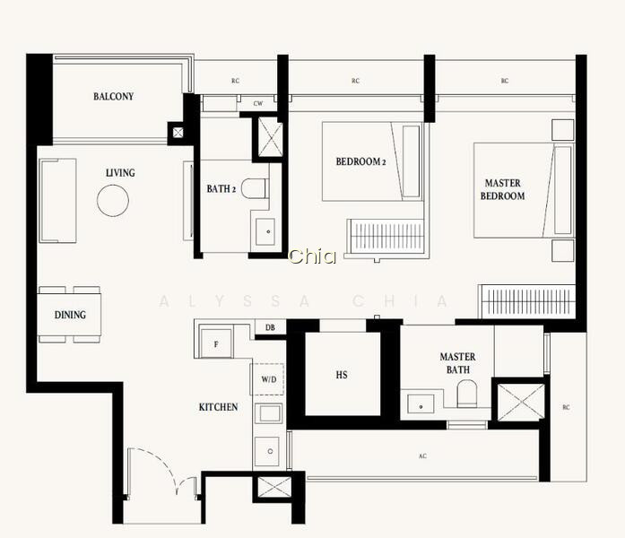 ⭐️ FREEHOLD D15, BEST BUY 2 BED, NEAR MRT, TANJONG RHU, KATONG PARK photo 3