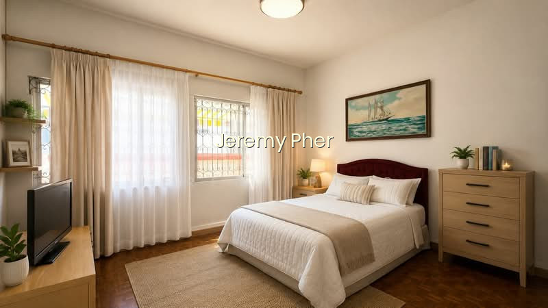 HUGE CORNER TERRACE NEAR MRT, IDEAL FOR REBUILD. SQUARISH LAND PLOT! photo 3