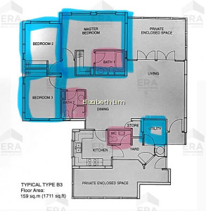 RARE BIG PATIO❤️3BED+1❤️999YR FULL CONDO❤️LANDED FEELING photo 4