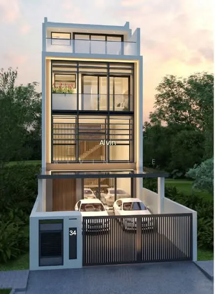 Jia Landed Brand New 2.5-Storey Inter-Terrace + Mezzanine | Lift at Upp Thomson image 1 of 3