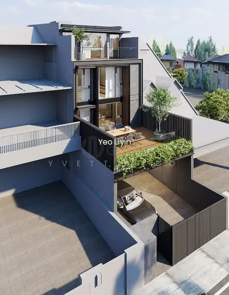 Giant Brand New Listing 4 Lvls Inter-Terrace W Mezzanine, Attic & Lift in Seletar Hills Estate image 1 of 10