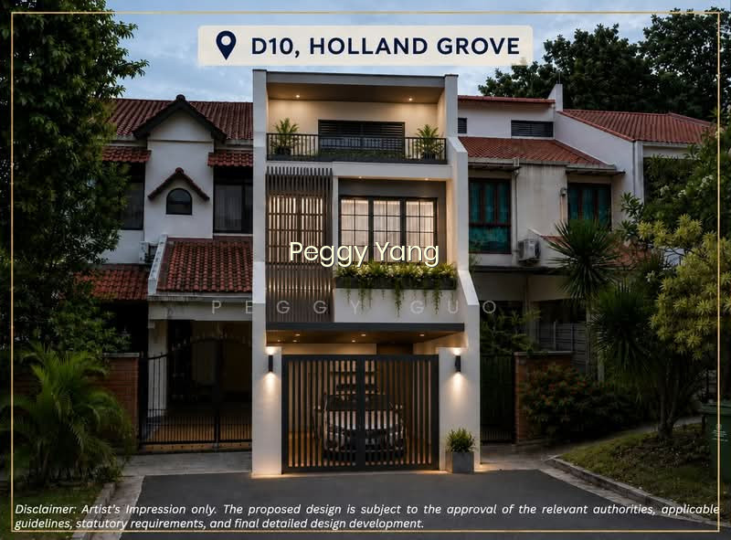 A&A POTENTIAL, 999 YRS INTER TERRACE @ HOLLAND GROVE, D10 EMINANCE LANDED image 1 of 10