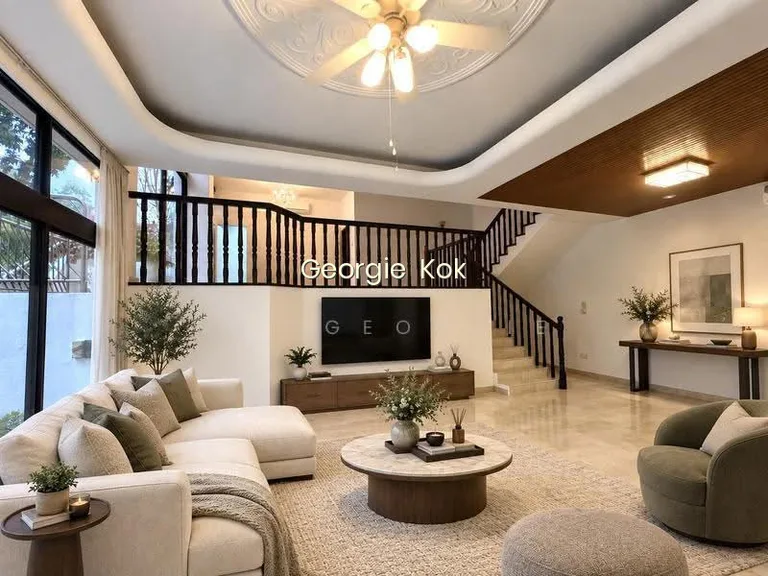 Charming Renovated Corner Semi-Detached at Coronation RD.1KM to Nanyang Primary & Raffles Girls Pri image 1 of 10
