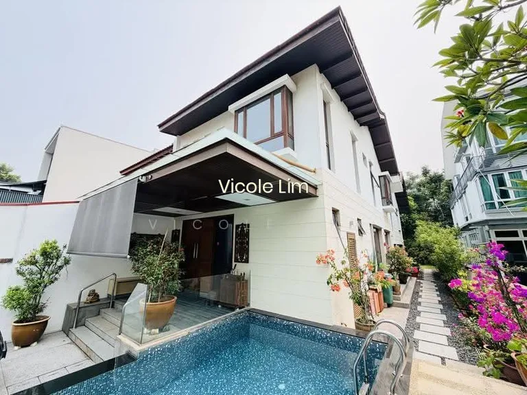 Rare Freehold 2-Storey Corner Terrace at West Coast Road image 1 of 10