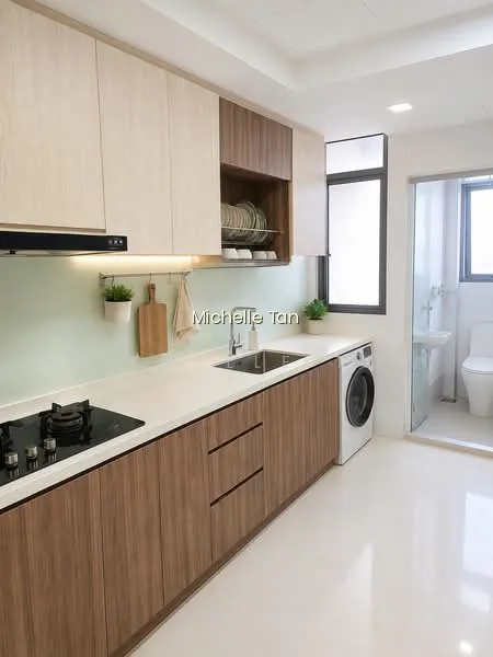 Freehold 3 Bed 3 Bath, Walk to Kovan MRT image 1 of 10