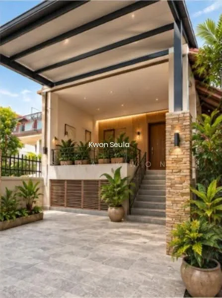 Freehold 3-Storey Semi-D at Sennett Lane, Walk to Bayshore MRT image 1 of 10