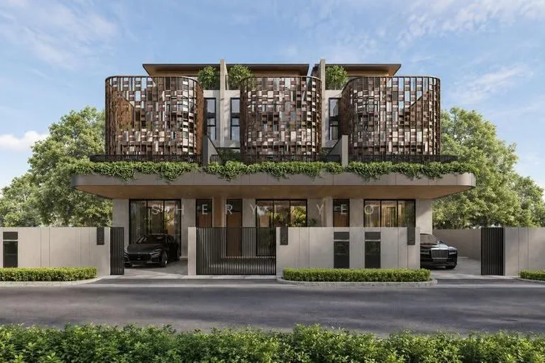 LANDED7772@ Brand New Corner Terrace Near MRT in D16 image 1 of 4