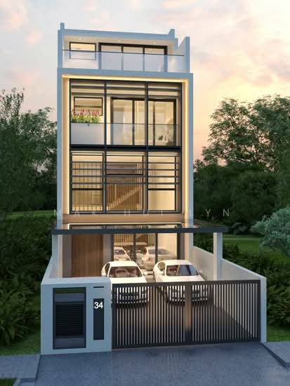 1km to CHIJ St Nicholas! Brand New 2.5 Storey Inter Terrace with Mezzanine in Sembawang Hills Estate