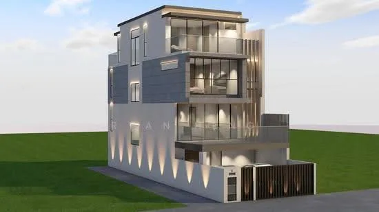 Brand New 5-Bedroom End-Lot House in Serangoon Garden Estate image 1 of 9