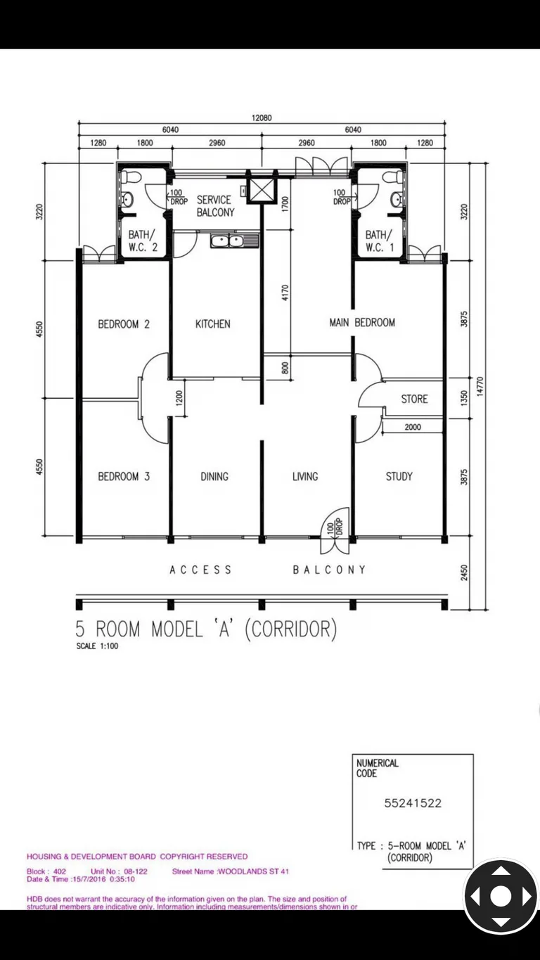 Blk 402 WOODLANDS ST 41 image 1 of 2