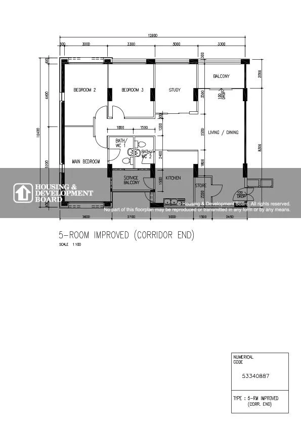 Blk 878 WOODLANDS AVE 9 image 1 of 1