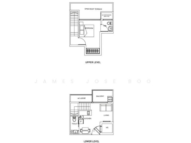 Lovely 1 bedroom penthouse | Freehold, 2 min to MRT | Suits own use photo 6