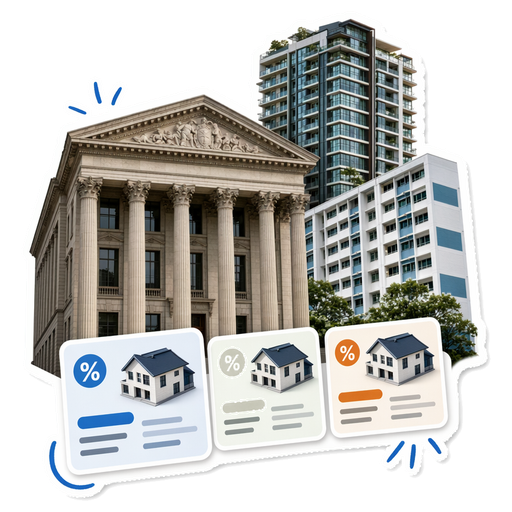 Bank loan comparison sticker