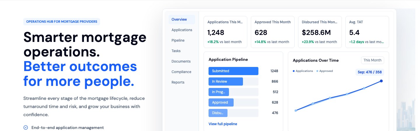 Mortgage Platform preview